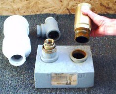 Clack valve removes easily for maintenence.